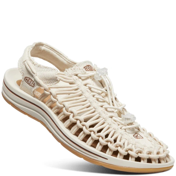 Keen UNEEK Canvas Sneaker Sandal, Natural Canvas/Birch
